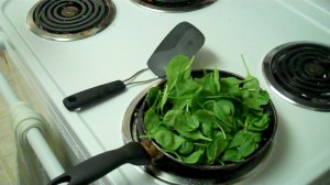 Spinach Cooking
