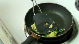 Spinach Eggs Cooking Breakfast