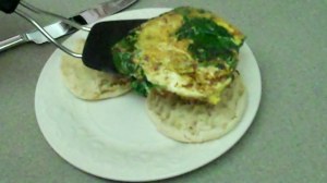 Spinach Eggs Cooking Breakfast
